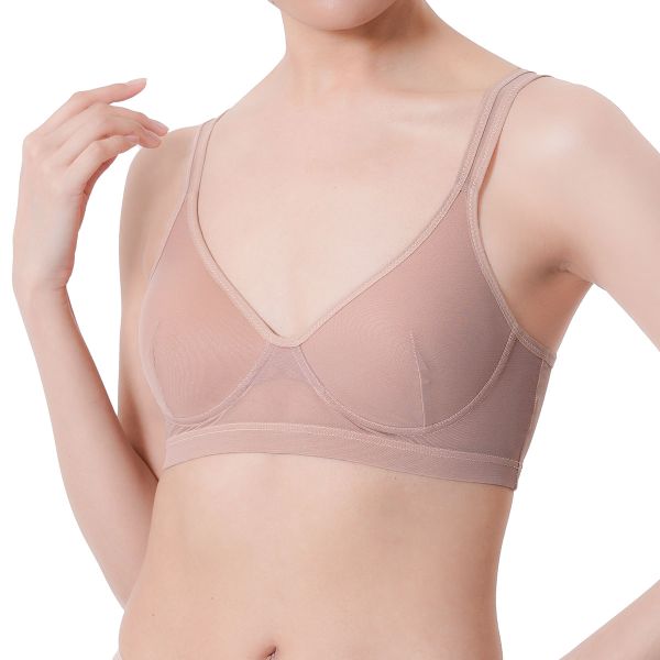 福助 fukuske ブラジャー ノンワイヤー メッシュブラ 単品