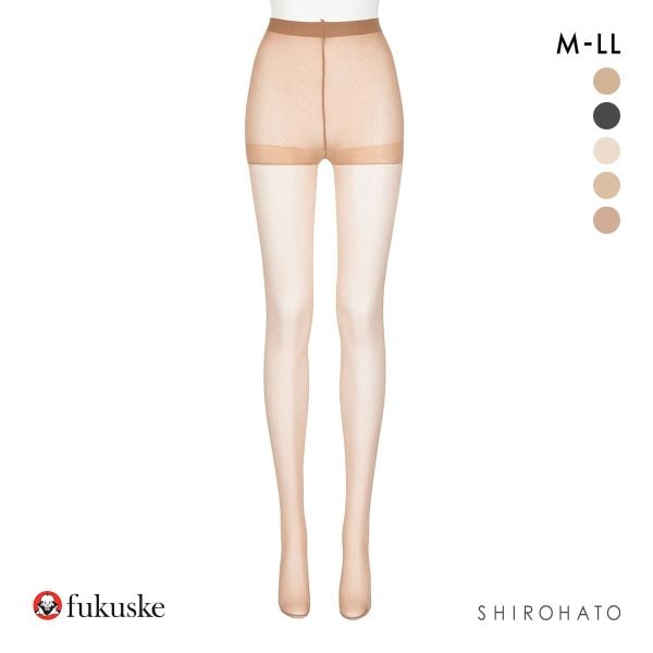 福助 夏に雪が降る シルキーサポート サマー ストッキング 3足セット レディース パンスト fukuske