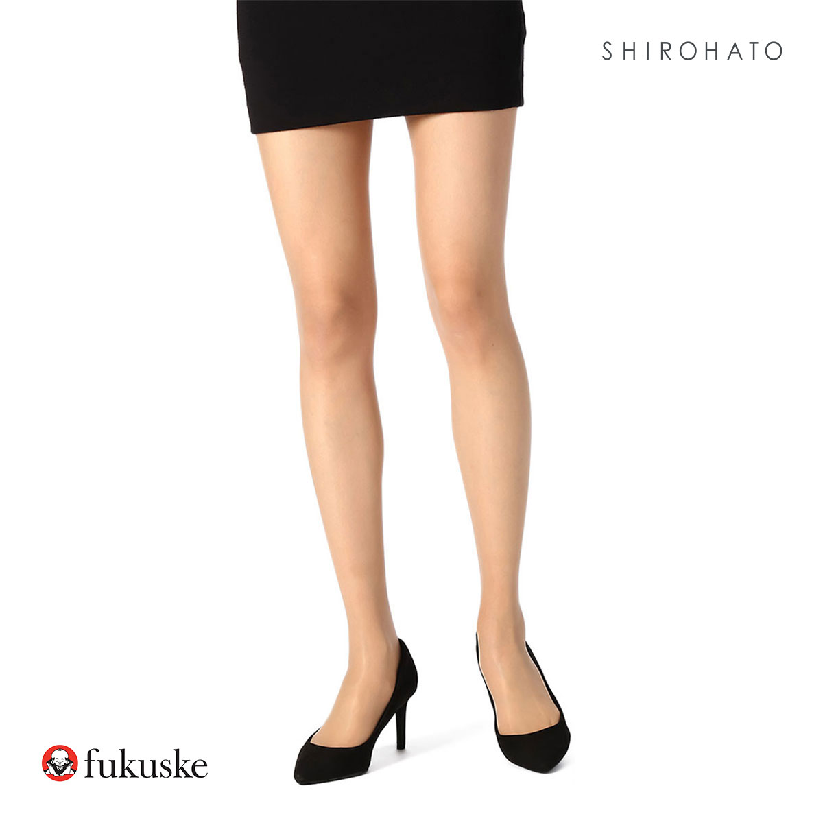 福助 fukuske DAILY満足 すっきり引きしめ 着圧 ゾッキ パンティストッキング 3足組 レディース パンスト(SB-サワーベージュ-M-L)