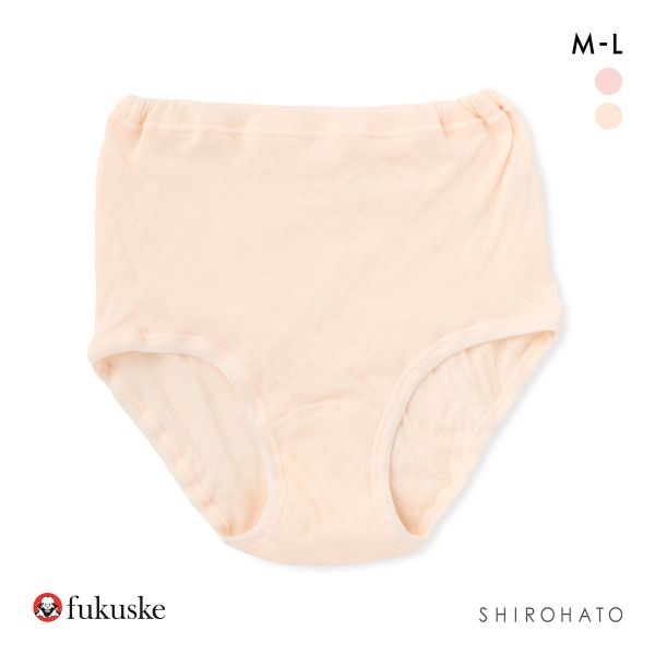 福助 Fukuske ソフトショーツ 深め ハイウエスト 綿100％ ガーゼ ショーツ 単品