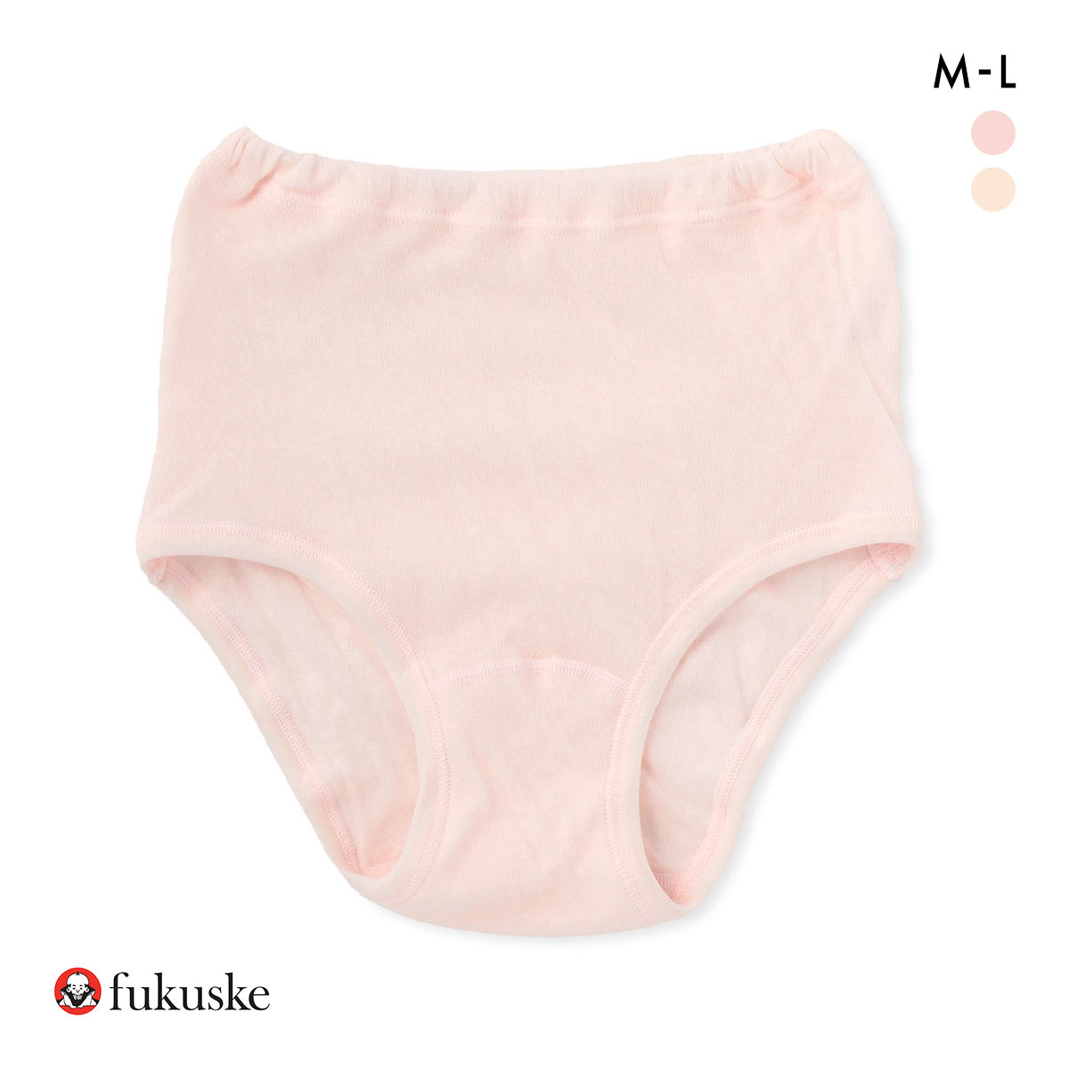福助 Fukuske ソフトショーツ 深め ハイウエスト 綿100％ ガーゼ ショーツ 単品