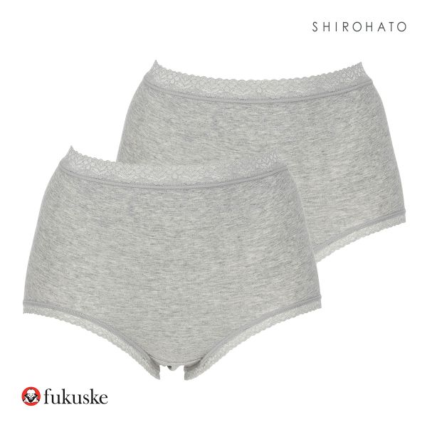 福助 fukuske フィッティーヌ FITTIENE コットンビューティー スタンダードショーツ 2枚組 レディース 深めタイプ