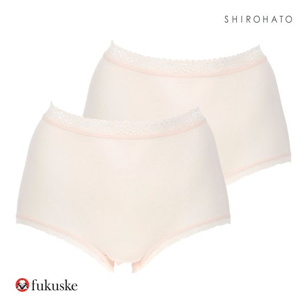 福助 fukuske フィッティーヌ FITTIENE コットンビューティー スタンダードショーツ 2枚組 レディース 深めタイプ