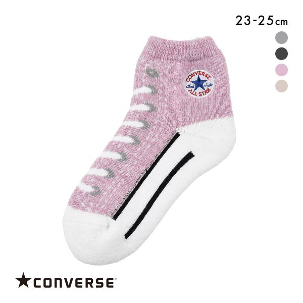 コンバース オールスター ハイカットデザイン ルームソックス レディース 靴下 23-25cm CONVERSE