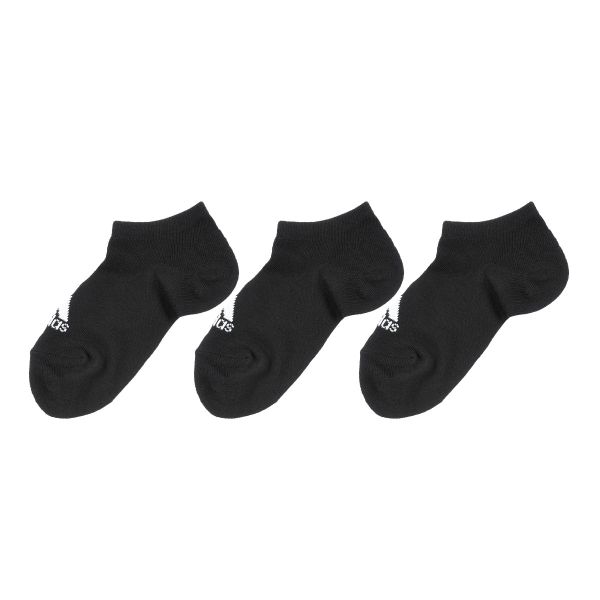 アディダス adidas スニーカー丈ソックス 三足組 レディース ワンポイント 消臭 定番 ベーシック 23-25cm