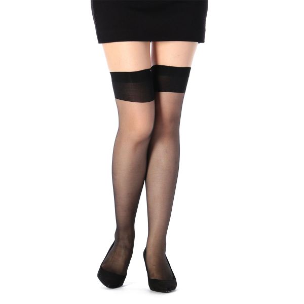 福助 Fukuske 満足 ショートストッキング ひざ上丈