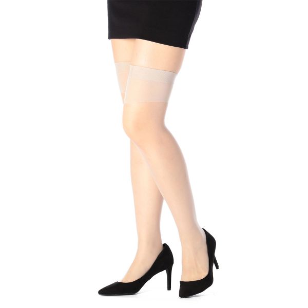 福助 Fukuske 満足 ショートストッキング ひざ上丈