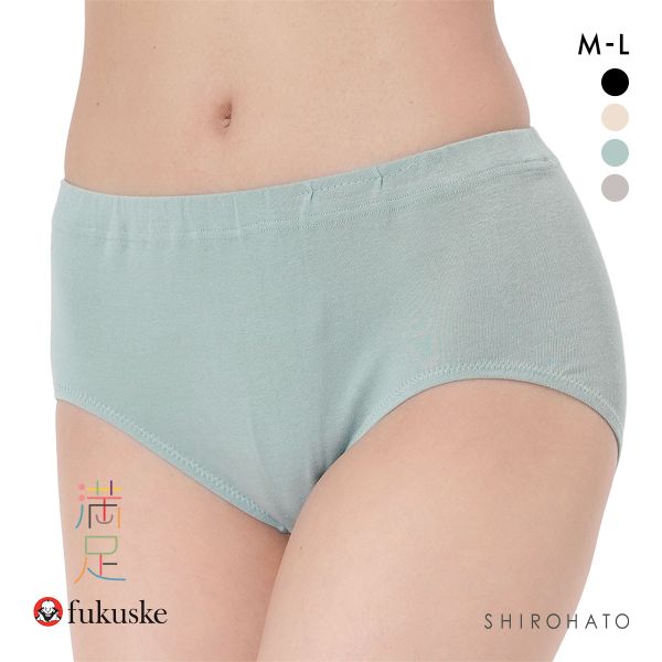 福助 満足 綿100％なのにひんやり スタンダード ショーツ レディース 冷感綿 Fukuske