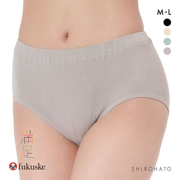 福助 満足 綿100％なのにひんやり スタンダード ショーツ レディース 冷感綿 Fukuske