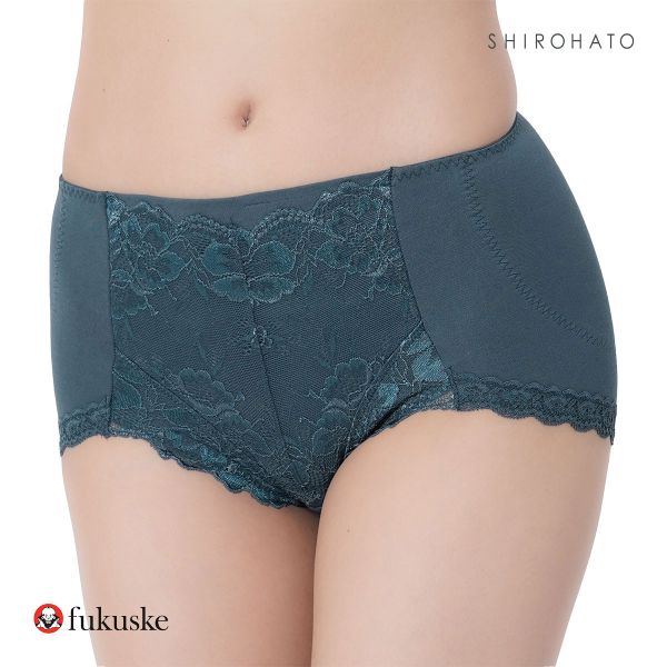 福助 fukuske 満足 お腹・ヒップ引き上げ スタンダードショーツ レディース やや深履きタイプ ヒップアップ 37-3172 単品