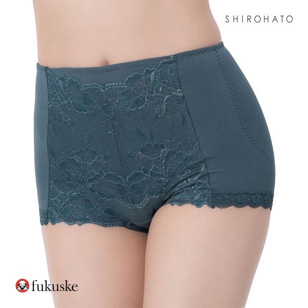 福助 fukuske 満足 お腹・ヒップ引き上げ 1分丈ショーツ レディース やや深履きタイプ ヒップアップ 37-3192 単品