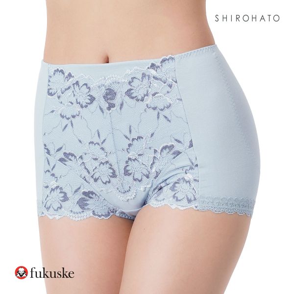 福助 fukuske 満足 お腹・ヒップ引き上げ 1分丈ショーツ レディース やや深履きタイプ ヒップアップ 37-3192 単品