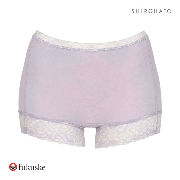 福助 Fukuske 満足 ヒップを包み込む 一分丈 ショーツ ボーイレングス レディース 単品
