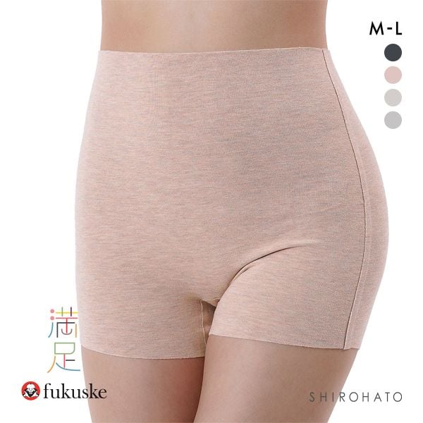 福助 fukuske 美温活 おふとん心地 シームレス 1分丈ボトム ショーツ レディース インナー
