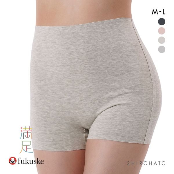 福助 fukuske 美温活 おふとん心地 シームレス 1分丈ボトム ショーツ レディース インナー