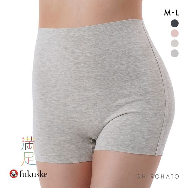 福助 fukuske 美温活 おふとん心地 シームレス 1分丈ボトム ショーツ レディース インナー