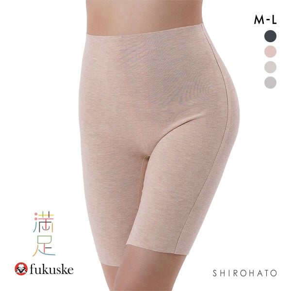 福助 fukuske 美温活 おふとん心地 シームレス 5分丈ボトム レディース インナー