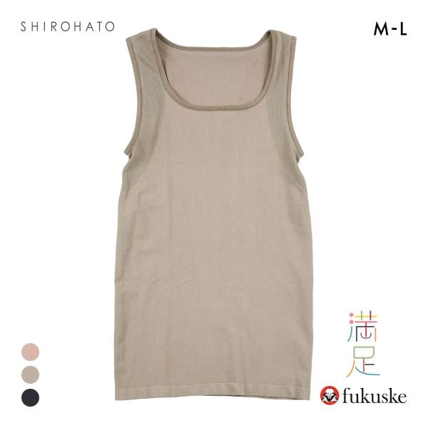 福助 満足 美温活 美姿勢サポート タンクトップ レディース インナー fukuske