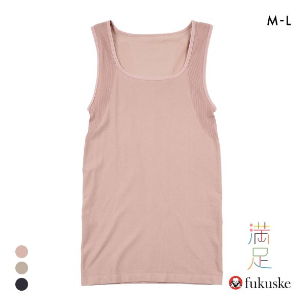 福助 満足 美温活 美姿勢サポート タンクトップ レディース インナー fukuske 福助 満足 美温活 美姿勢サポート タンクトップ レディース インナー fukuske