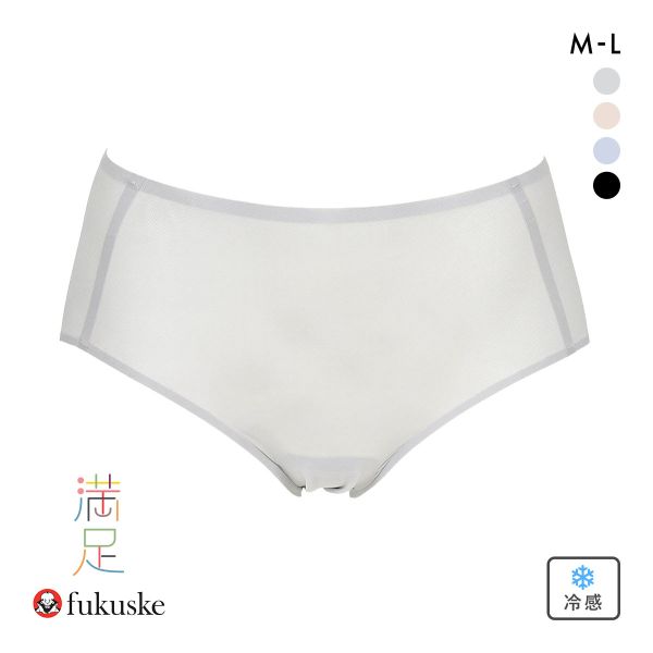 福助 満足 美涼活 メッシュ スタンダード ショーツ レディース 接触冷感 fukuske
