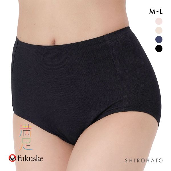 福助 満足 美涼活 スタンダード ショーツ レディース 接触冷感 綿混 fukuske