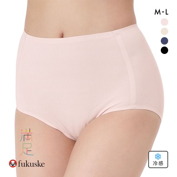 福助 満足 美涼活 スタンダード ショーツ レディース 接触冷感 綿混 fukuske