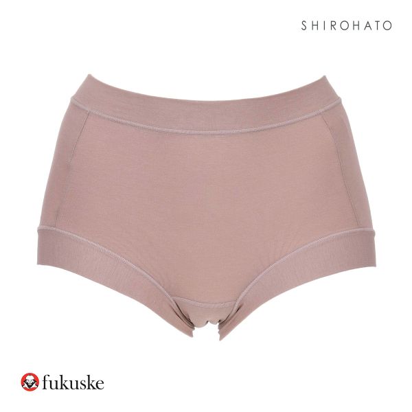 福助 Fukuske レディース 満足 美温活 よもぎ蒸し 一分丈ショーツ 袋入り 単品