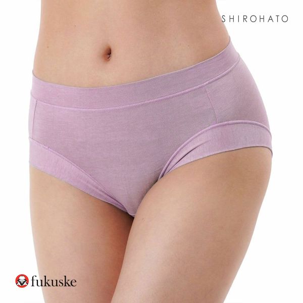 福助 Fukuske レディース 満足 美温活 よもぎ蒸し 一分丈ショーツ 袋入り 単品