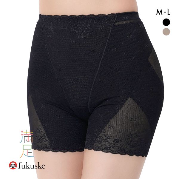 10%OFF【メール便(7)】 福助 fukuske 満足 メリハリサポート 1分丈 ガードル レディース ボトムス 補正 ショーツガードル 補正下着 単品 10%OFF【メール便(7)】 福助 fukuske 満足 メリハリサポート 1分丈 ガードル レディース ボトムス 補正 ショーツガードル 補正下着 単品