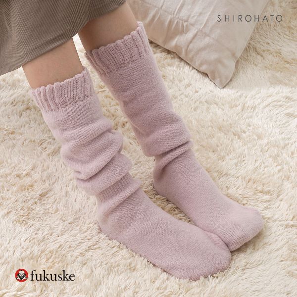 福助 fukuske 満足 美温活 おふとん心地 総パイル ソックス レディース