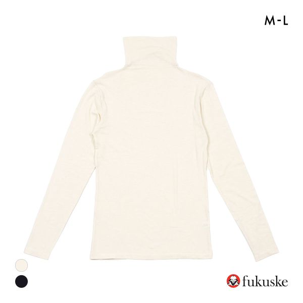 福助 ステキシアー タートルネック 長袖シャツ レディース インナー fukuske