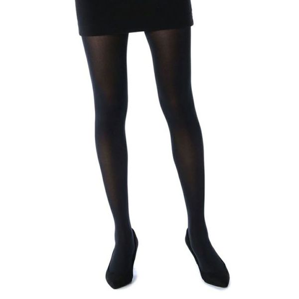 福助 Fukuske 満足 タイツ 80デニール 日本製 しっとりダブル保湿