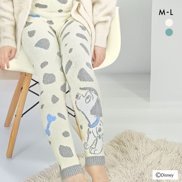 ディズニー DISNEY モコモコパンツ もこぱん レディース レギンス ルームウェア モコパン 福助 fukuske