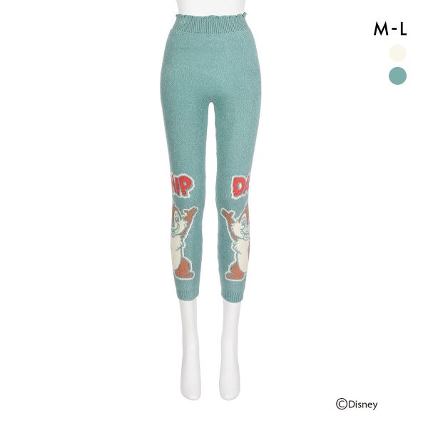 ディズニー DISNEY モコモコパンツ もこぱん レディース レギンス ルームウェア モコパン 福助 fukuske
