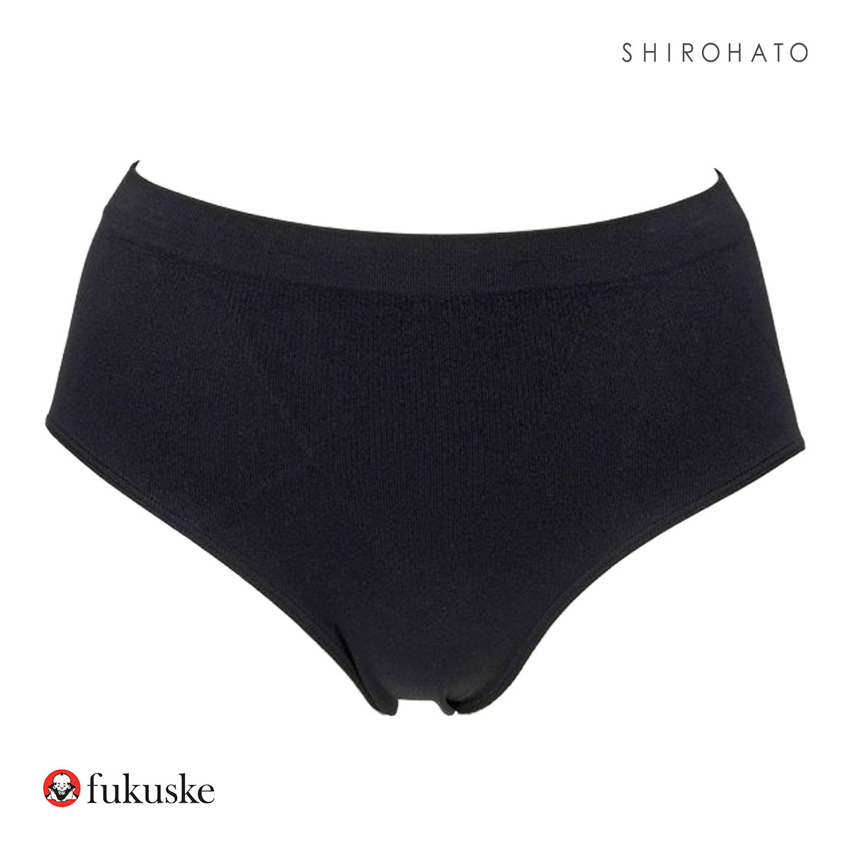 福助 fukuske ふふふなここち レギュラーショーツ レディース(BK-ブラック-M)