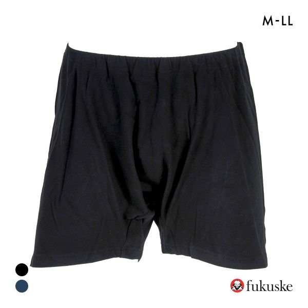 10％OFF【メール便(20)】 福助 BEAUTY AND FUNCTION FOR MEN 楽々スリープパンツ ニットトランクス メンズ 前とじ 睡眠 fukuske