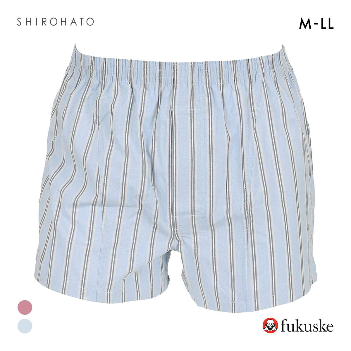 福助 SHITATEYA PANTS ストライプ ストレッチ トランクス メンズ