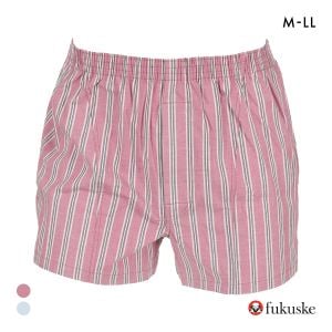 福助 SHITATEYA PANTS ストライプ ストレッチ トランクス メンズ 前あき fukuske