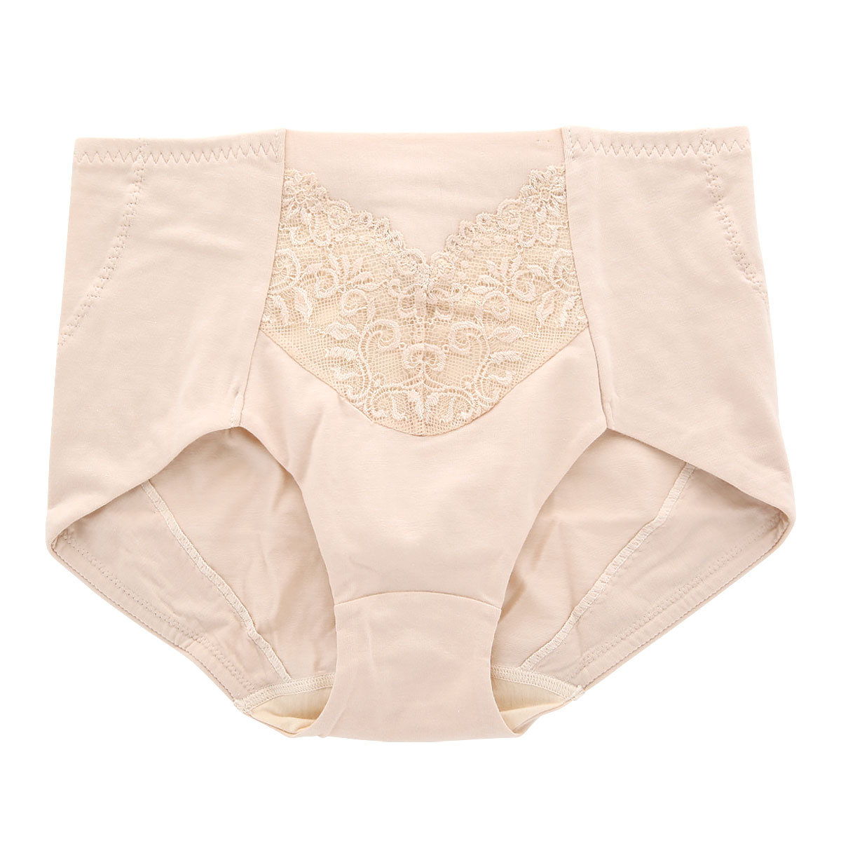 ツインクロス twin-cross 優肌フィット オーガニックコットン コントロールショーツ 同色2枚組 2枚セット M L LL 3L 4L(BE-ベージュ-M)