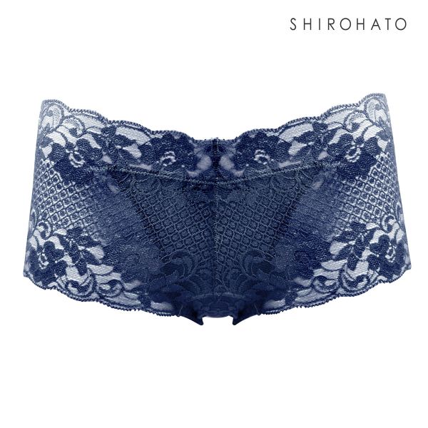 ボーイレッグショーツ 総レース ひびきにくい 柔らか ストレッチ プチプラ ヒップハンガー 単品 ジョリーエマ Jolie Emma