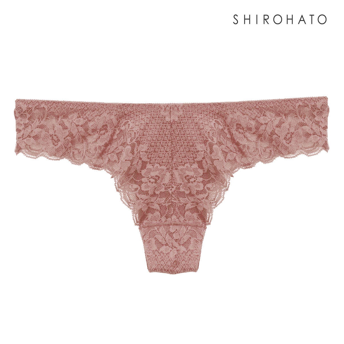 コントランテ ContRante ジョリーエマ Jolie Emma 総レース ブラジリアン ショーツ なめらか 柔らか ストレッチ ひびきにくい 単品(BE-ベージュ-M)