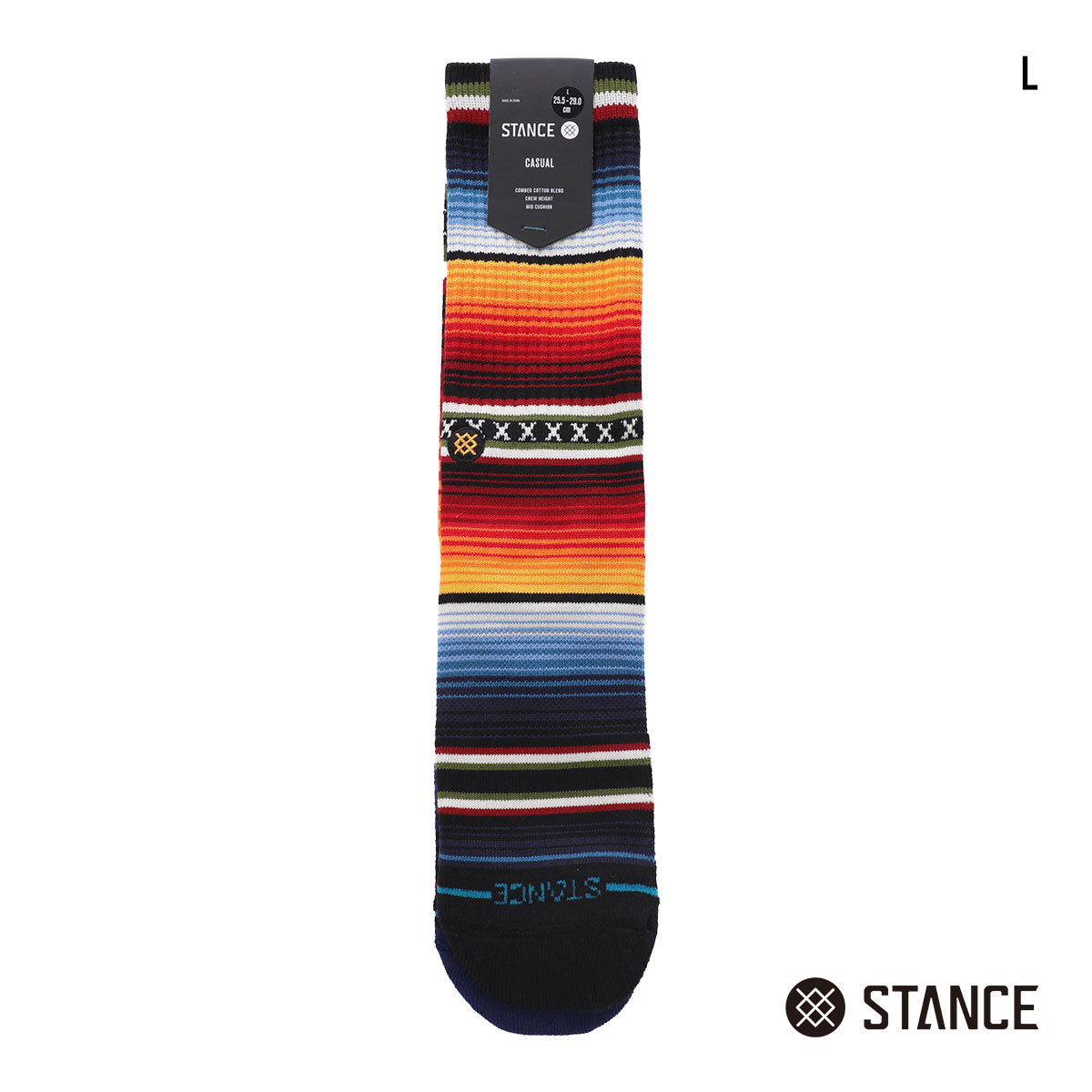 スタンス CURREN ST CREW クルー丈 ソックス メンズ STANCE 靴下