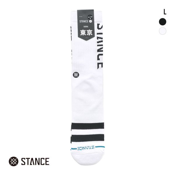 スタンス OG TOKYO CREW クルー丈 ソックス メンズ STANCE 靴下