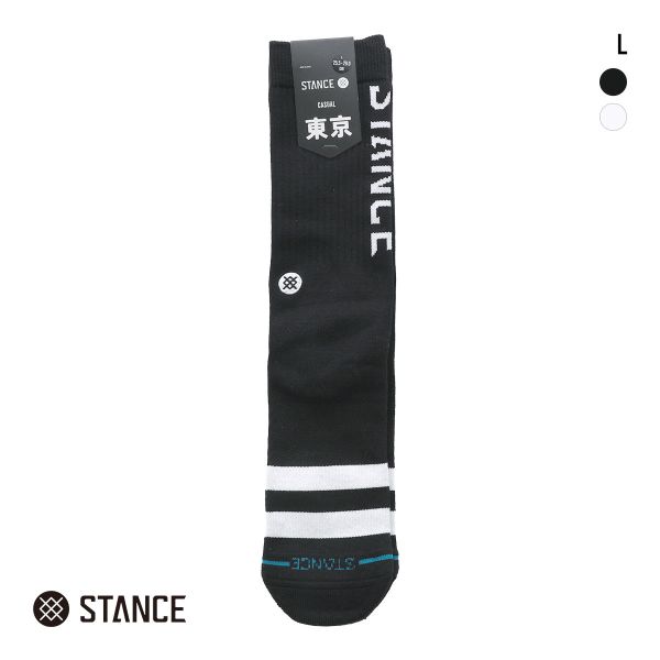 スタンス OG TOKYO CREW クルー丈 ソックス メンズ STANCE 靴下