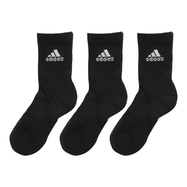 アディダス adidas クルー丈 ソックス 靴下 キッズ ジュニア 3足組