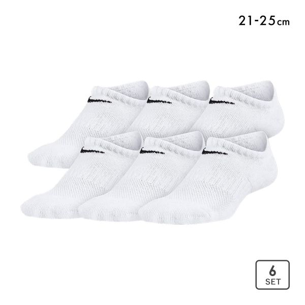 ナイキ キッズ エブリデイ クッション ノーショウ ソックス 6足セット NIKE ボーイズ ガールズ ジュニア 靴下 6P