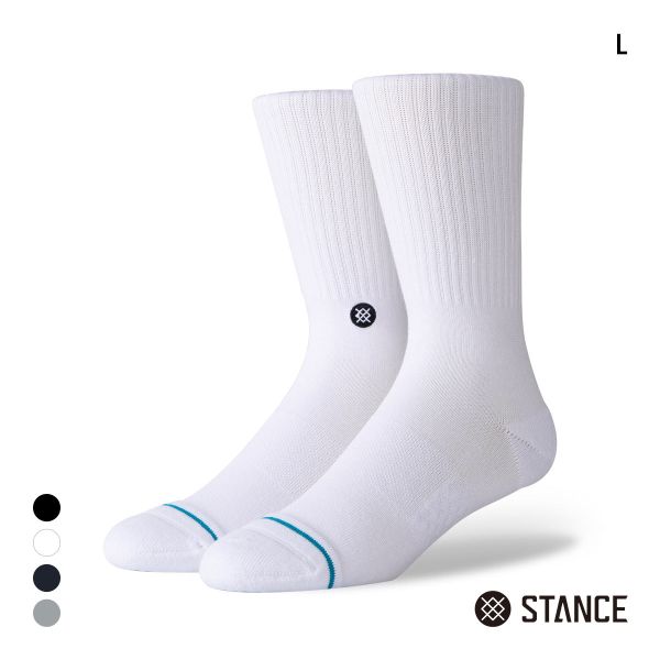 スタンス ICON クルー丈 ソックス メンズ STANCE 靴下