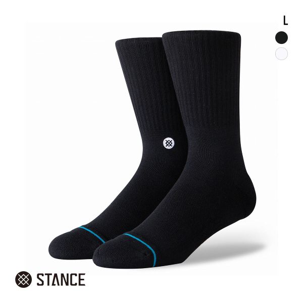 【メール便(20)】 スタンス ICON クルー丈 ソックス メンズ STANCE 靴下 【メール便(20)】 スタンス ICON クルー丈 ソックス メンズ STANCE 靴下