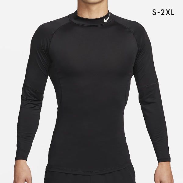 ナイキ NIKE ナイキプロ メンズ Dri-FIT フィットネス モックネック ロングスリーブ トップ スポーツ