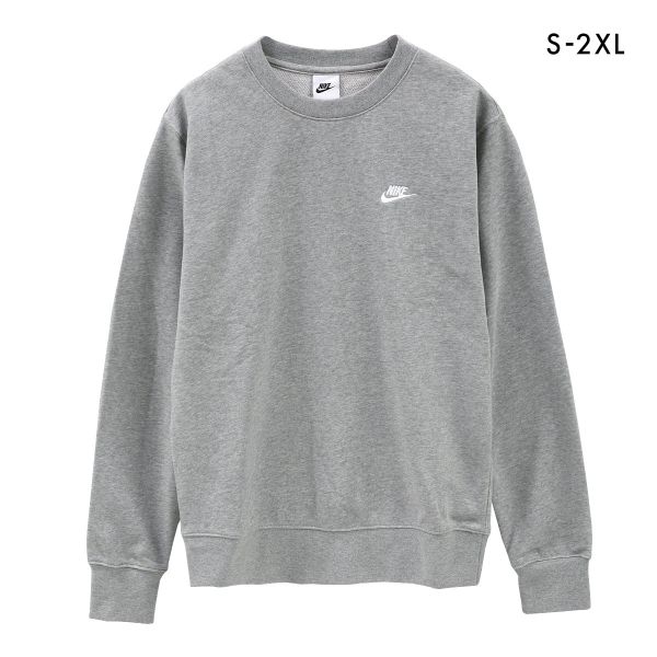ナイキ クラブ フレンチテリー クルーネック トップス 長袖 メンズ スウェット トレーナー NIKE